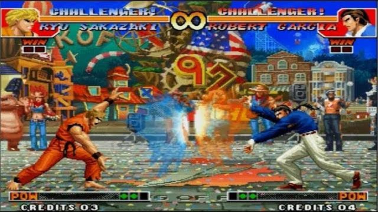 Ryo's Haoh Shokoh Ken and Tenchi Haou Ken  VS. Robert's Haoh Shokoh Ken [KOF 97]