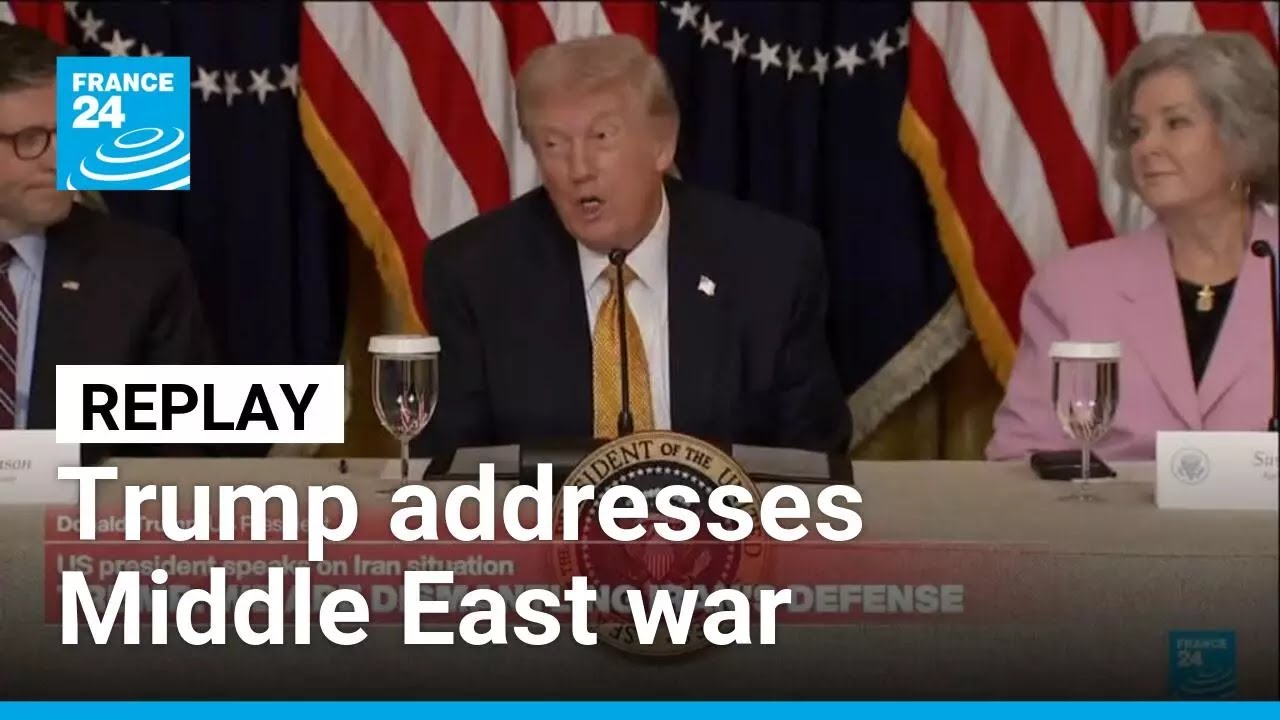 Replay: Trump says US dismantled Iran's defense as Middle East war continues • FRANCE 24 English