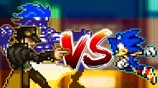 Sprite Fight Requiem #1 - Sonic e Jotaro