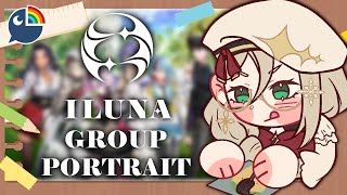 Drawing an ILUNA Group Portrait!🌙 【NIJISANJI EN | Aia Amare 】