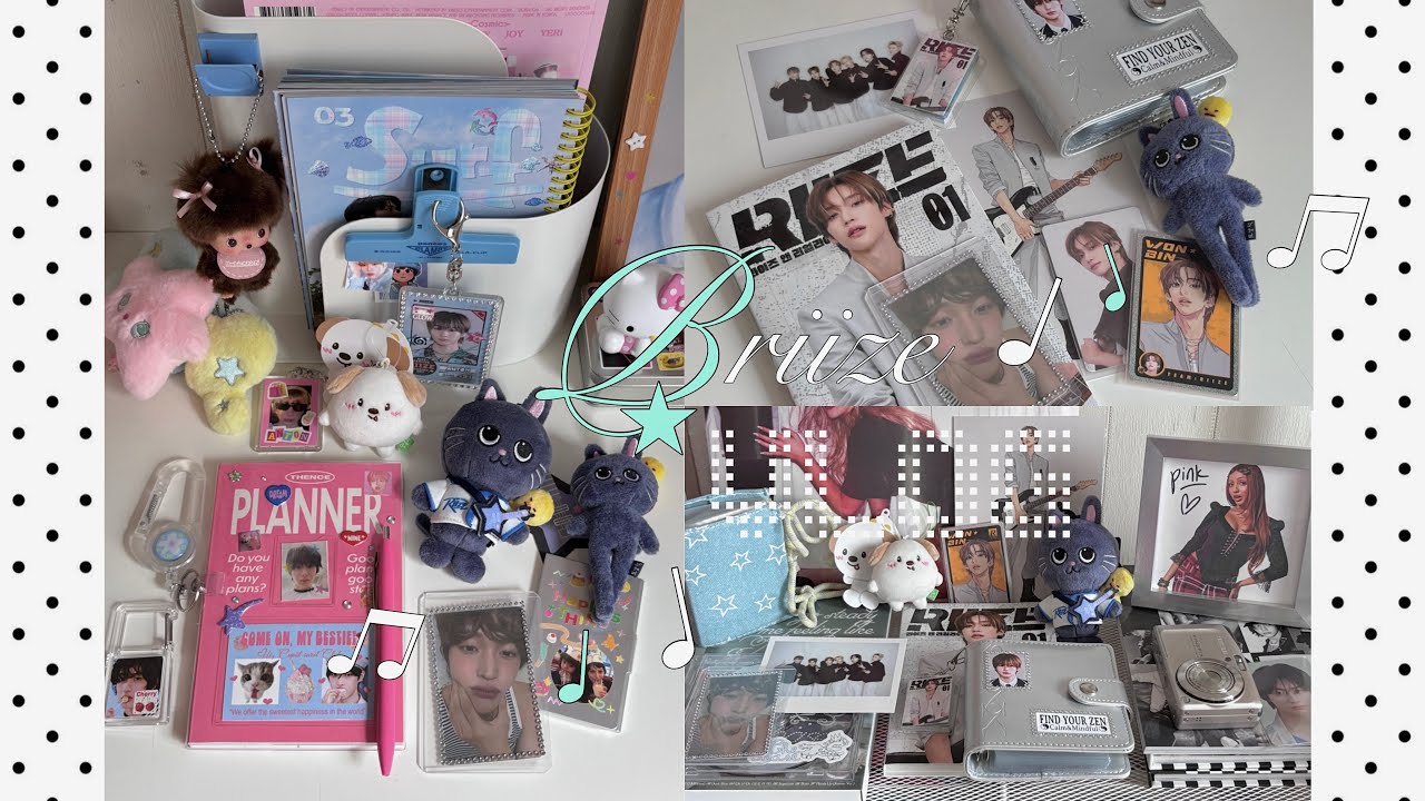 ［briize vlog］RIIZEソウルコンのグッズが届いたから一緒に開封しよ〜🎀かわいいでいっぱいの最近の購入品🍀