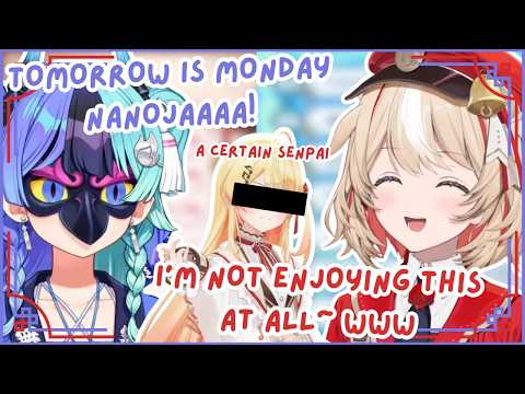 Tsuzuri & Mela Did the MONDAY TAUNT Like A Certain SENPAI! 😂😭 | Hololive Clip