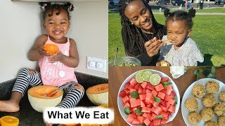 What my Vegan Toddler and I Eat in a Day [High Raw Vegan]