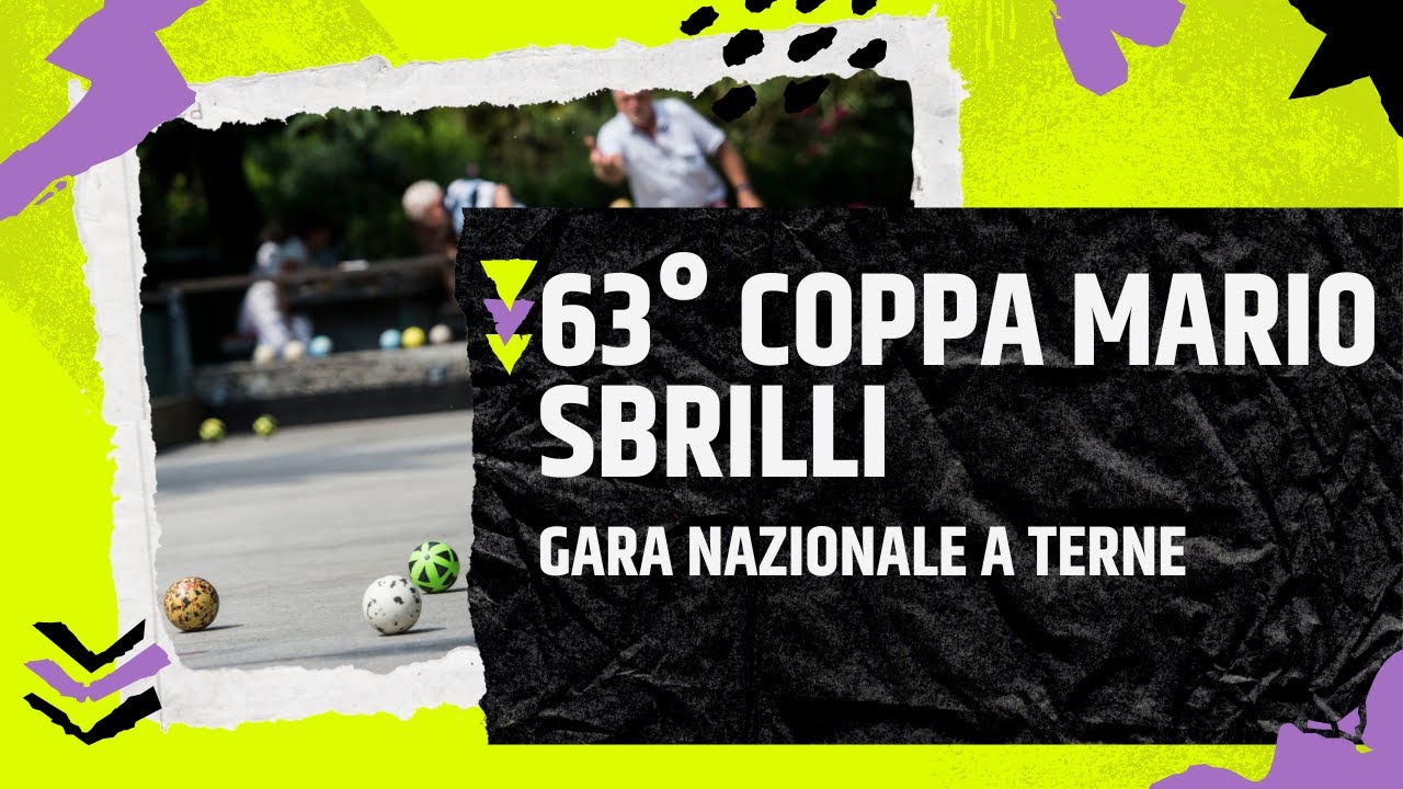 63a COPPA MARIO SBRILLI DEL 27/08/2023 GARA NAZIONALE A TERNE BOCCIOFILA SCANDICCESE
