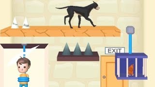 Rescue Cut Rope Puzzle - Rescue Cat - New Levels 51 - 64 (iOS, Android) screenshot 4