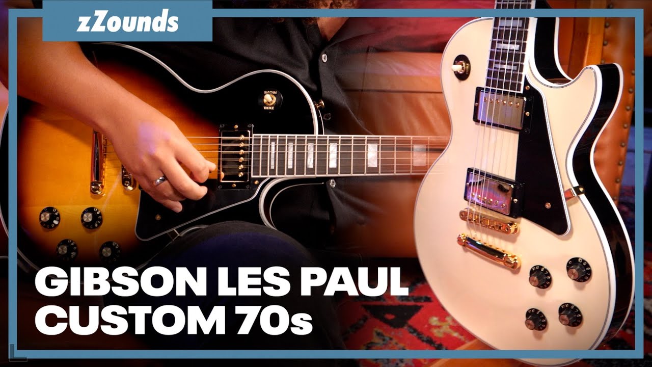 Gibson Les Paul Custom 70s Electric Guitar (with Case) | zZounds