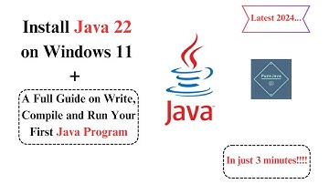 Install JDK 22 on Windows 11 & Run Java Code Using Notepad++ | Quick Guide in 3 Minutes