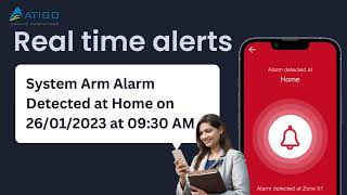 Smart Home Security System - Atigo Connect App screenshot 2