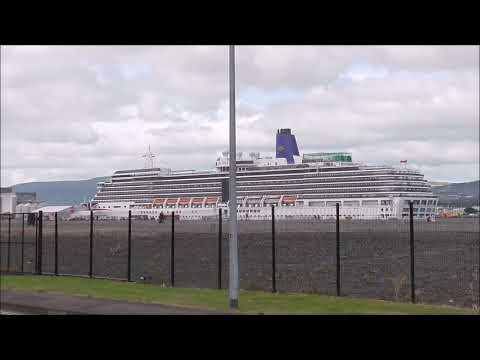 MS Arcadia Cruise Ship Belfast Airport Road
