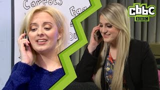 Meghan Trainor helps Katie with her dinner dilemma on CBBC Celebrity Helpline! CBBC