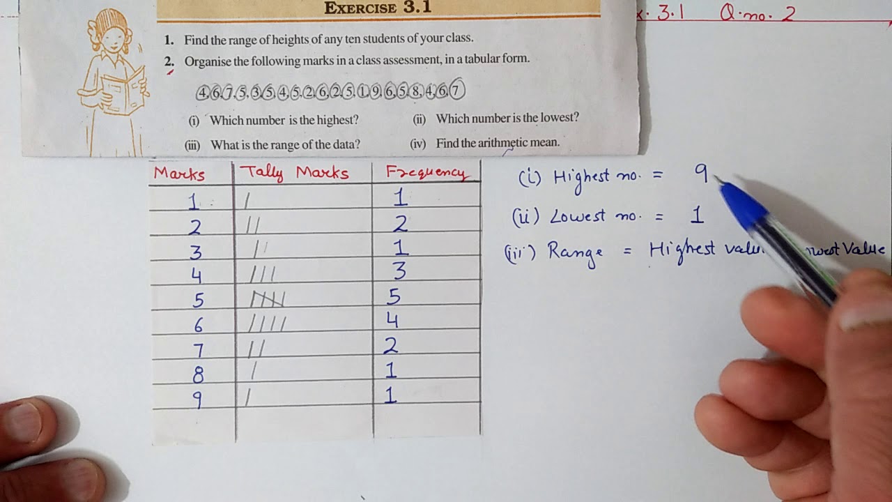 Q.2 Ex.3.1 Chapter:3 Data Handling | Ncert Maths Class 7 | Cbse - YouTube