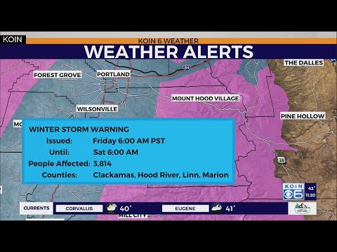 Weather forecast KOIN