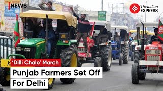 Farmers Protest: Punjab Farmers Set Off For Delhi Chalo March