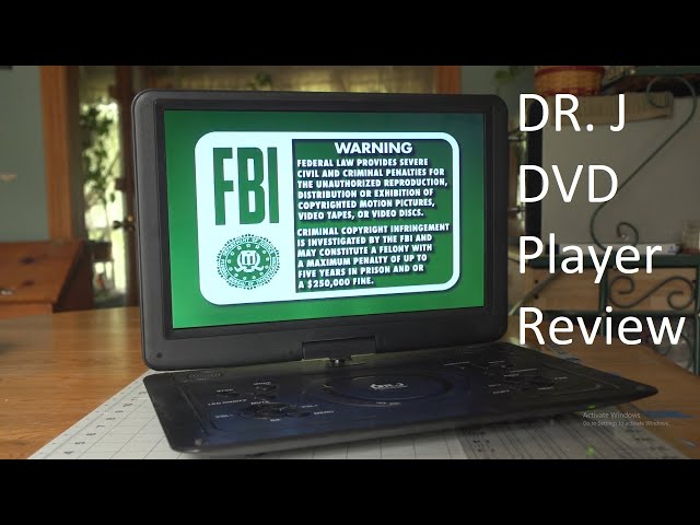 DR. J Professional 14.1 Portable DVD Player Review: It's Got Issues