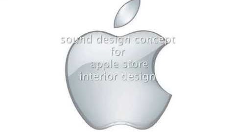 Sound Design For Architecture: Sound Design Concept for Apple Store Amsterdam  interior design