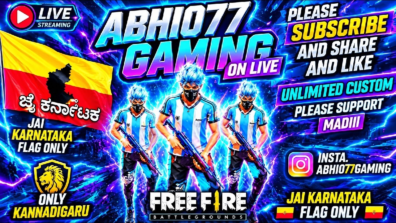 #Karnataka#Free Fire#Live#in #Kannada