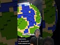 PLANETA MINECRAFT OU MUNDO CUBO!!! 🤯 #viral #curtas #jogosreais #smartphone
