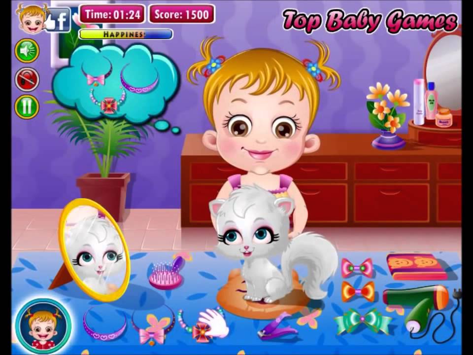 Baby Hazel Naughty Cat Game Baby Hazel Pet Care Best Baby Games YouTube