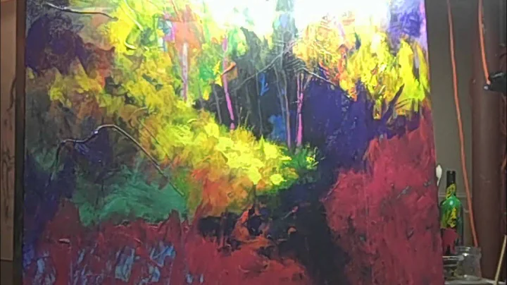Abstract painting with Michael Pintar