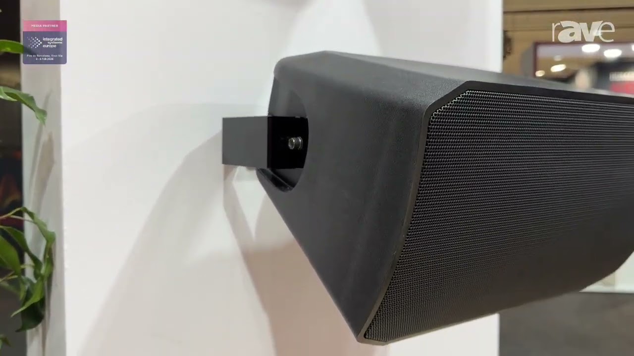 ISE 2026: ic audio Presents PRO 60-130T plus black-EN54 for Voice Alarm and Music Applications