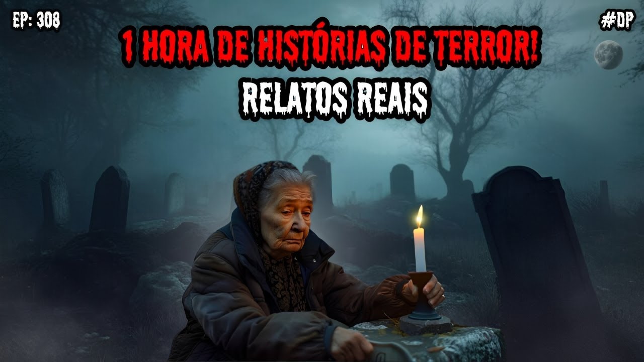 1 HORA DE TERROR - 4 RELATOS REAIS | EP.308 #dp