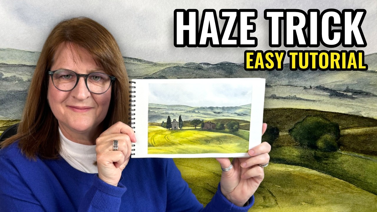 Make Landscapes Look REAL: The Haze Trick (Watercolor Light & Shadow)