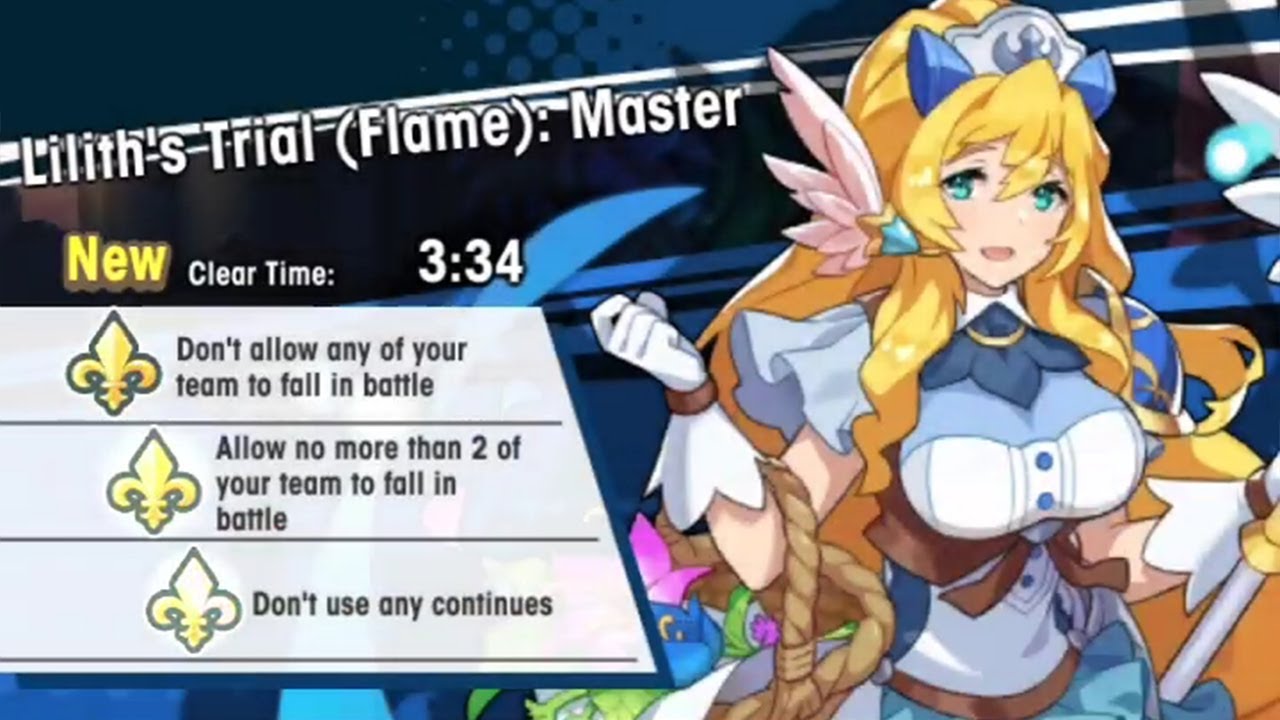 Dragalia Lost Trials Of The Mighty Lilith s Trial Flame Master