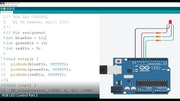 Arduino RGB LED Control  - Part 2
