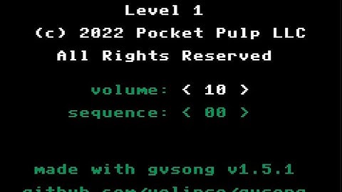 Demo of music engine for Game Boy Advance (GBA)