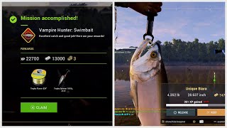 Vampire Hunter :  Swimbait - Mastering Mission - All Fish - Fishing Planet screenshot 4