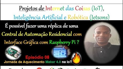 Episódio 08-É possível fazer uma Central de Automação com Interface Gráfica e Raspberry Pi?