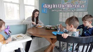 day in the life of a homeschooling mom of 3