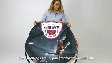 EZ Extend Circle 3 Fabric Display - Setup Tutorial