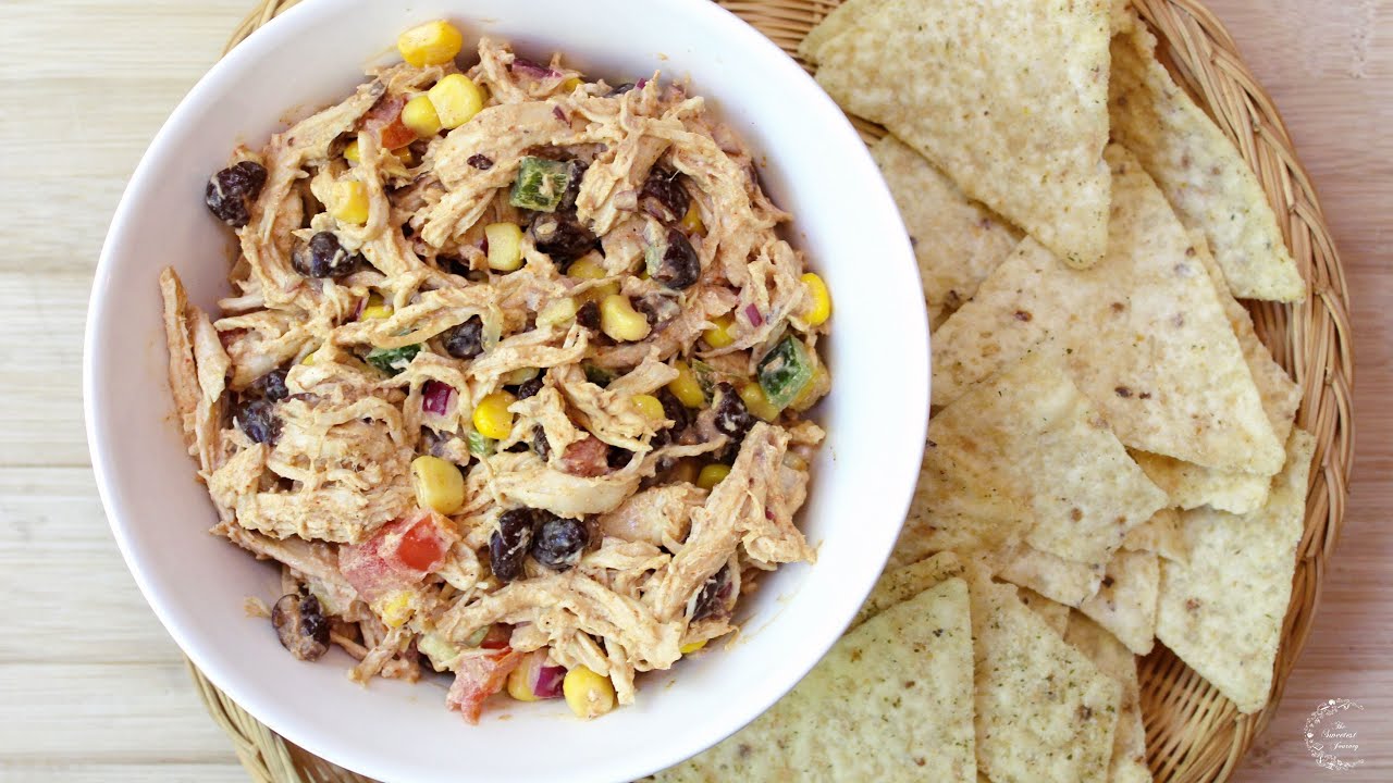 Easy & Quick Southwest Chicken Salad Recipe - YouTube