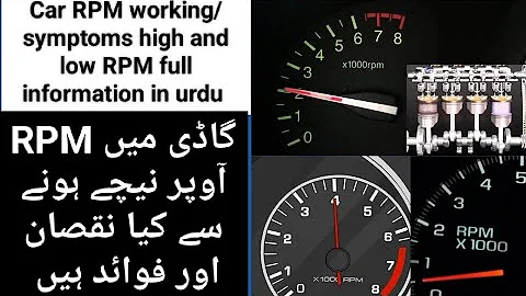 what is car Rpm |Car RPM high and low RPM problem urdu | RPM symptoms car RPM explains in urdu Hindi