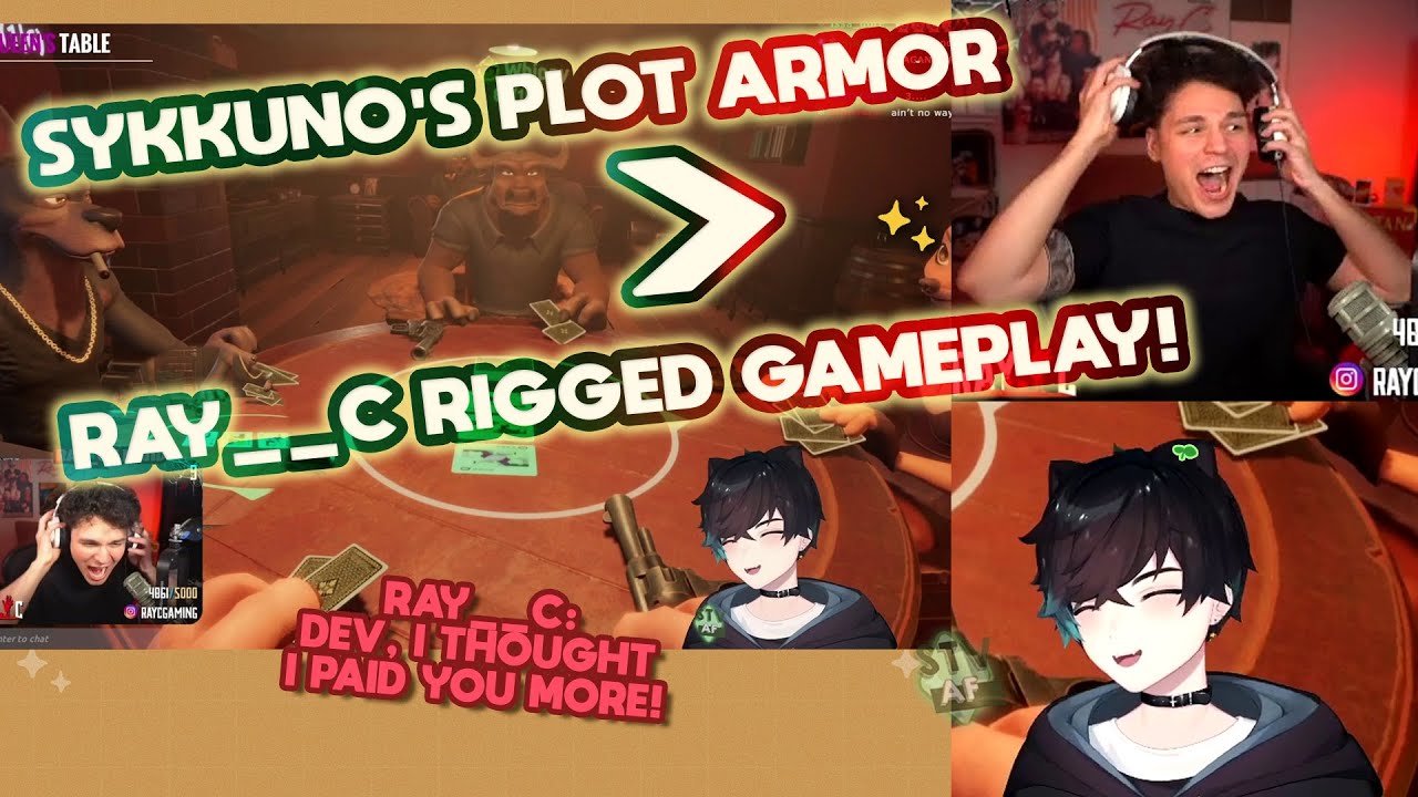 LET THESE 3's SLIDE MAN! Sykkuno's plot armor is starting to BEAT Ray__C's RIGGED GAMEPLAY!