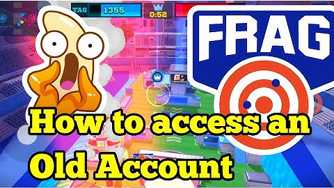 5 Steps to get Your Lost Account back in: #FRAG Pro Shooter (How to)