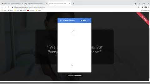 The Sparks Foundation #Task 3 : Payment getaway integration - Web Development intern #GRIPJUNE21