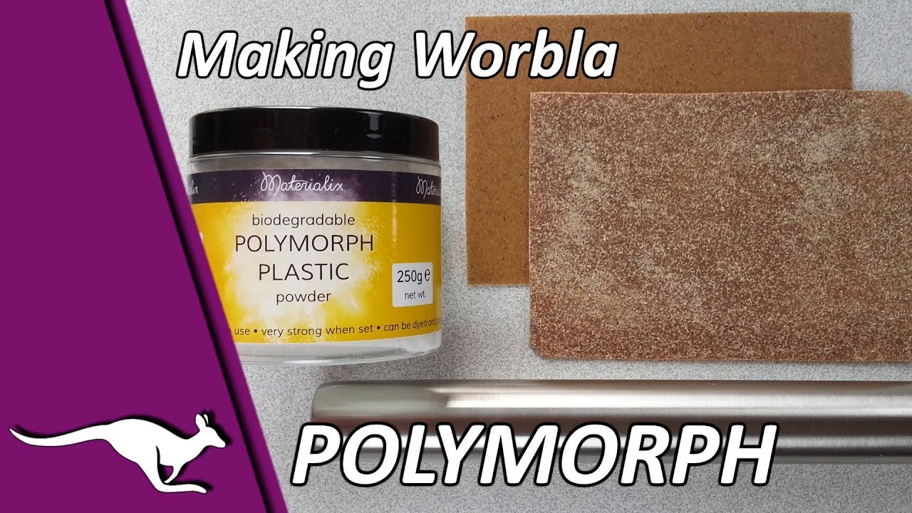 DIY Making Worbla with Polymorph and Sawdust