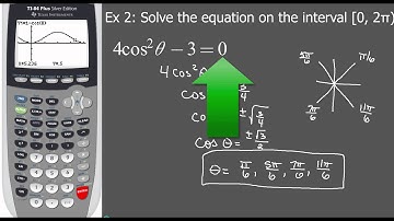 6-7 Solving Trig Equations Ex 1-3