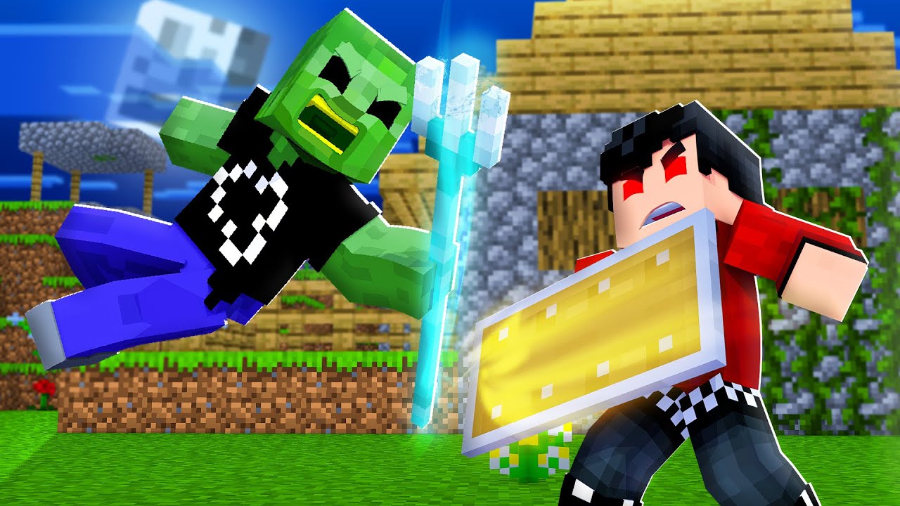 The TRIDENT OF DARKNESS vs The SHIELD OF RAGE in Minecraft! (Realms SMP S4: EP 24)