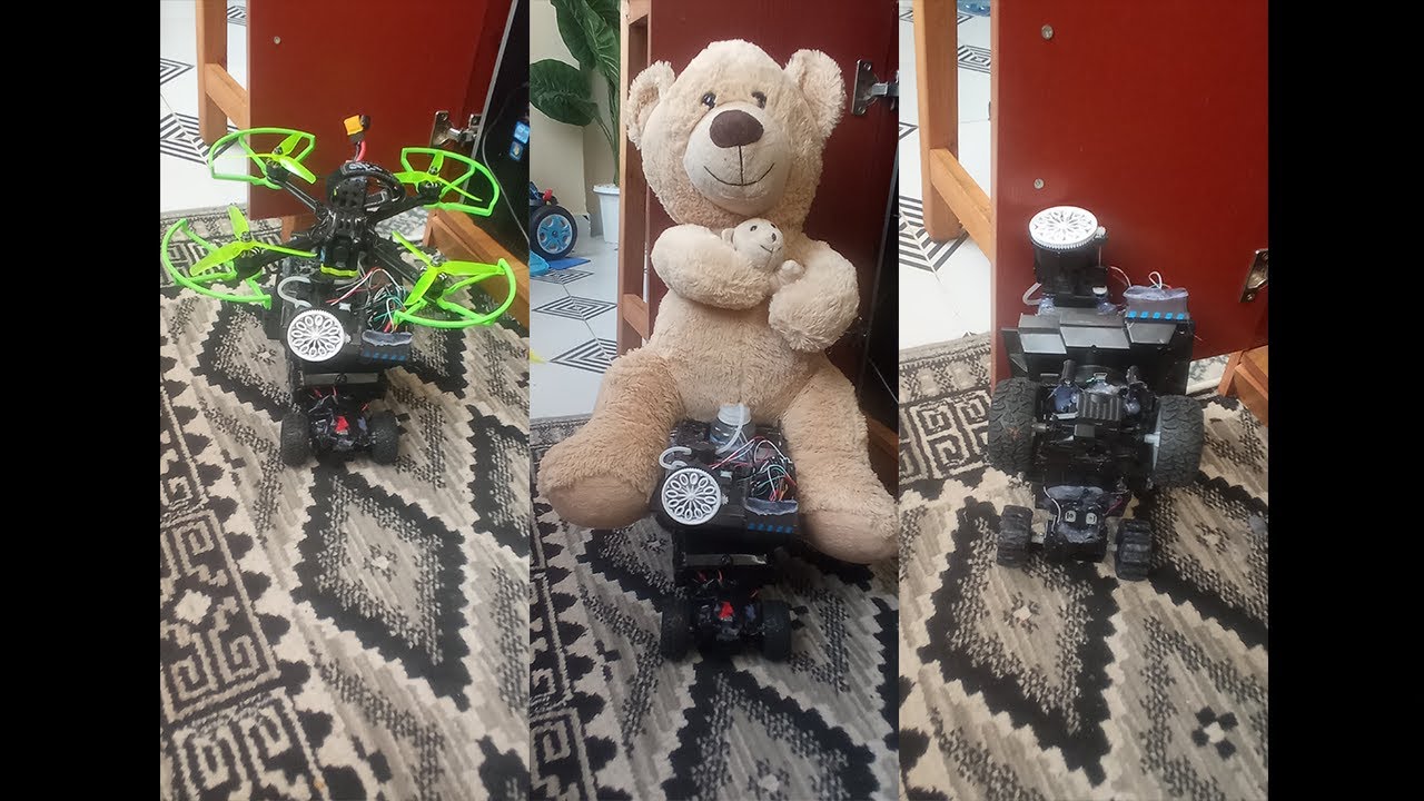 RC ROVER SO STRONG IT CAN CARRY A 1KG FPV DRONE AND ITS TRANSMITTER ...