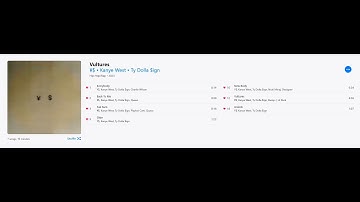 Kanye West & Ty Dolla $ign Vultures (Every Snippet/Leak)