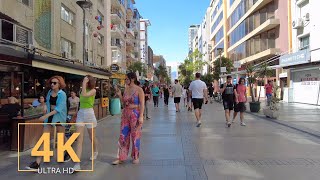 Izmir, Turkey 🇹🇷 City Tour | Alsancak | 4K | Kıbrıs Şehitleri Caddesi | Walk | İzmir, Türkiye | 2022