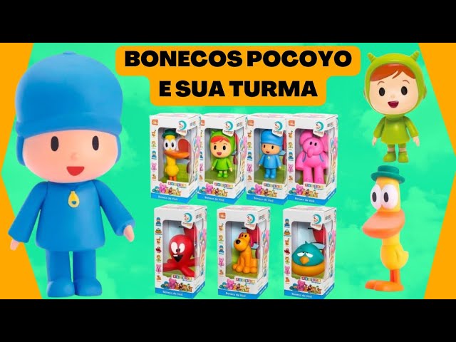 Boneco Nina De Vinil Macio Desenho Infantil Pocoyo - Cardoso em