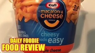 Kraft Macaroni and Cheese Review - Triple Cheese Dinner Unwrapping #foodreview