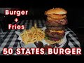 Irish Triple Bacon Cheeseburger Challenge in Northern Ireland!!