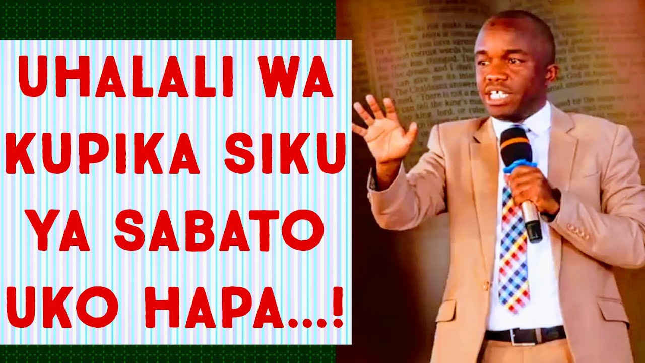 TAREHE:12-11-2025:::UHALALI WA KUPIKA SIKU YA SABATO || PR.DAVID MMBAGA
