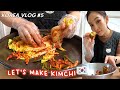 I tried making kimchi in Korea