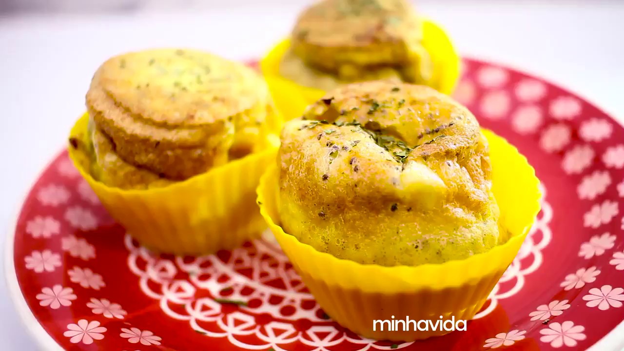 MUFFIN DE CREPIOCA: RECEITA PRÁTICA AJUDA A MANTER A DIETA